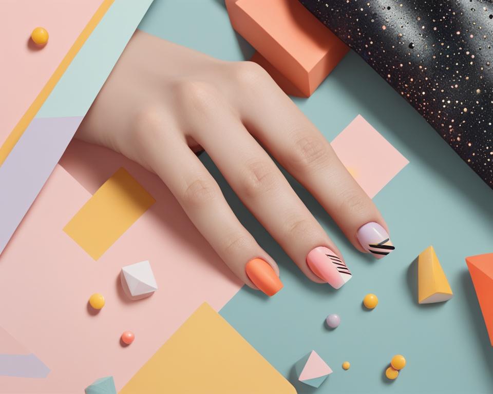 tutorial nail art korea